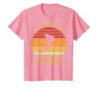 I Know I Ski Like an Old Man Try to Keep Up Vintage Skiing T-Shirt, Youth, Pink, 4T