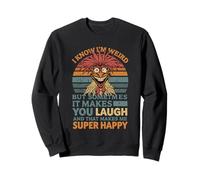 I Know I'm Weird But Sometimes It Make You Laugh Funny quote Sweatshirt