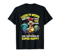 I Know I'm Weird But Sometimes It Make You Laugh Funny Quote T-Shirt