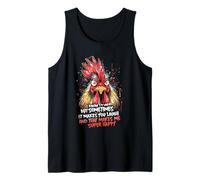 I Know I'm Weird But Sometimes It Make You Laugh Funny Quote Tank Top