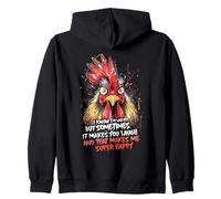 I Know I'm Weird But Sometimes It Make You Laugh Funny quote Zip Hoodie