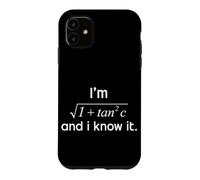 I Know It Math Formula Calculus Algebra Teacher Math Lover Case for iPhone 11