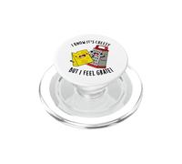I Know It's Cheesy But I Feel Grate Funny Cheese Pun PopSockets PopGrip for MagSafe