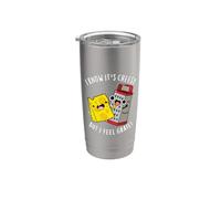 I Know It's Cheesy But I Feel Grate Funny Cheese Pun Stainless Steel Insulated Tumbler