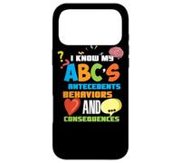 I Know My ABC's Applied Behavior Analysis Analyst ABA Case for iPhone 17 Pro Max