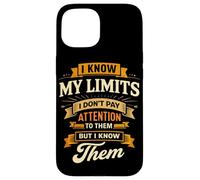 I Know My Limits I Don't Pay Attention Amputated Leg Joke Case for iPhone 15