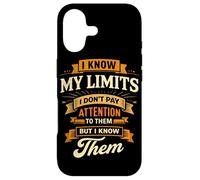 I Know My Limits I Don't Pay Attention Amputated Leg Joke Case for iPhone 17