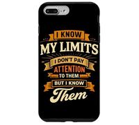 I Know My Limits I Don't Pay Attention Amputated Leg Joke Case for iPhone 7 Plus/8 Plus