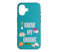 I KNOW MY ONIONS FUNNY Case for iPhone 16