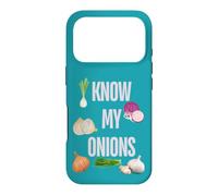 I KNOW MY ONIONS FUNNY Case for iPhone 17 Pro