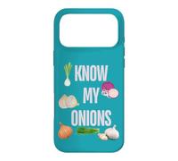 I KNOW MY ONIONS FUNNY Case for iPhone 17 Pro Max