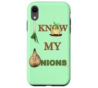 I KNOW MY ONIONS FUNNY Case for iPhone XR