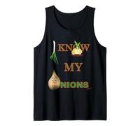 I Know My Onions Funny Tank Top