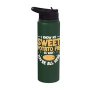 I Know My Sweet Potato Pie is Why Youre All Here Stainless Steel Insulated Water Bottle