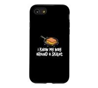 I Know My Way Around A Skillet Funny Grilled Cheese Lovers Case for iPhone SE (2020) / 7/8
