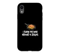 I Know My Way Around A Skillet Funny Grilled Cheese Lovers Case for iPhone XR