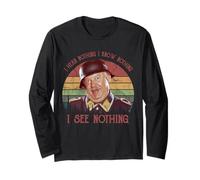 I Know Nothing I See Nothing I Hear Nothing Vintage Long Sleeve T-Shirt