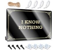I Know Nothing Metal Sign Of Wall Decor Man Cave Small Western Kitchen
