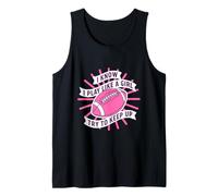 I Know Play Like a Girl Football Quote Tank Top