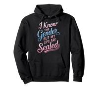 I Know the Gender but My Lips Are Sealed Gender Reveal Pullover Hoodie