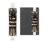 I Know The Plans Have You Declares Lord Elastic Band Pen Holder Detachable Pu Leather Pen Sleeve Pouch Journal Pencil Holder Pencil Case Office Supplies Gift For Hardcover Journals Notebooks Planners