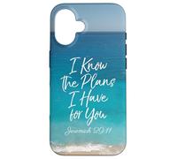 I Know The Plans I Have For You Christian Woman Bible Verse Case for iPhone 16