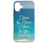 I Know The Plans I Have For You Christian Woman Bible Verse Case for iPhone 16 Plus