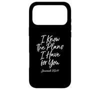 I Know The Plans I Have For You Christian Woman Bible Verse Case for iPhone 17 Pro Max