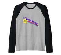 I Know Too Much Shooting Star Rainbow Funny Joke Meme Raglan Baseball Tee