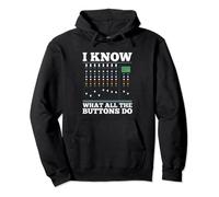 I Know What All The Buttons Do | Sound Engineer Pullover Hoodie