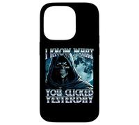 I Know What You Clicked Yesterday Funny Cyber Security Gifts Case for iPhone 14 Pro