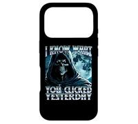 I Know What You Clicked Yesterday Funny Cyber Security Gifts Case for iPhone 17 Pro