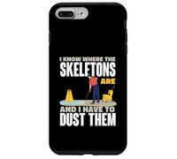 I Know Where The Skeletons Are Custodian Humor Case for iPhone 7 Plus/8 Plus