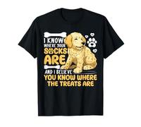 I Know Where Your Socks are Funny Doodle Herding Dog Lovers T-Shirt