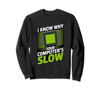 I Know Why Your Computer’s Slow IT Technical Engineer Sweatshirt
