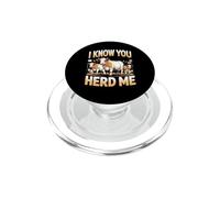I Know You Herd Me Farm Life Cattle Cow Pun PopSockets PopGrip for MagSafe