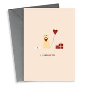 I Labrador You - Yellow Labrador - Valentine’s Day card for your loved one