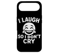 I Laugh So I Don’t Cry Funny Coping Quote Case for iPhone Air