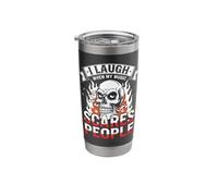I Laugh When My Music Scares People Stainless Steel Insulated Tumbler