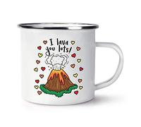 I Lava You Lots Retro Enamel Mug Cup