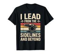 I Lead from The Sidelines and Beyond Coach Coaching T-Shirt