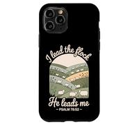 I Lead The Sheeps He Leads Me Psalm 78:52 Sheep Bible Verse Case for iPhone 11 Pro