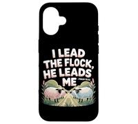 I Lead The Sheeps He Leads Me Psalm 78:52 Sheep Bible Verse Case for iPhone 16