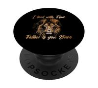 I LEAD WITH FLAIR FOLLOW IF YOU DARE PopSockets Adhesive PopGrip