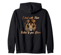I LEAD WITH FLAIR FOLLOW IF YOU DARE Zip Hoodie
