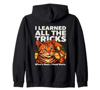 I Learned All The Tricks What's Next I Need More Cat Zip Hoodie