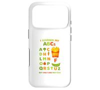 I Learned My ABCs But Only 1 Matters French Fries Joke Case for iPhone 17 Pro