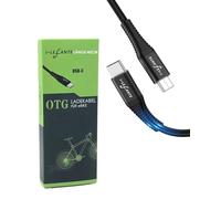 i-LEFANTE eBike Charging Cable, 35 cm, Micro USB to USB C, Compatible with Bosch Intuvia, Kiox, Nyon (Old), Yamaha Display C, Display X, OTG Function