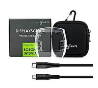 i-LEFANTE Protective Case for Bosch Intuvia Display and Neoprene Case with eBike Charging Cable, E-Bike Screen Protector, Shock and Scratch Protection (Cable,USB C for Android)
