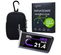i-LEFANTE TPU Case for Bosch Purion 400 - Transparent Bicycle Computer Cover Shockproof Waterproof Perfect for E-Bike Displays (Set: Case & Bag)